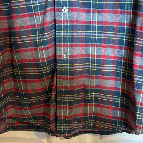 Brooks Brothers Red and Green Plaid Casual Button Down Shirt - Picture 4 of 8